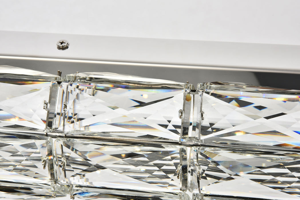 Elegant Lighting 3501D48C LED Chandelier, Chrome