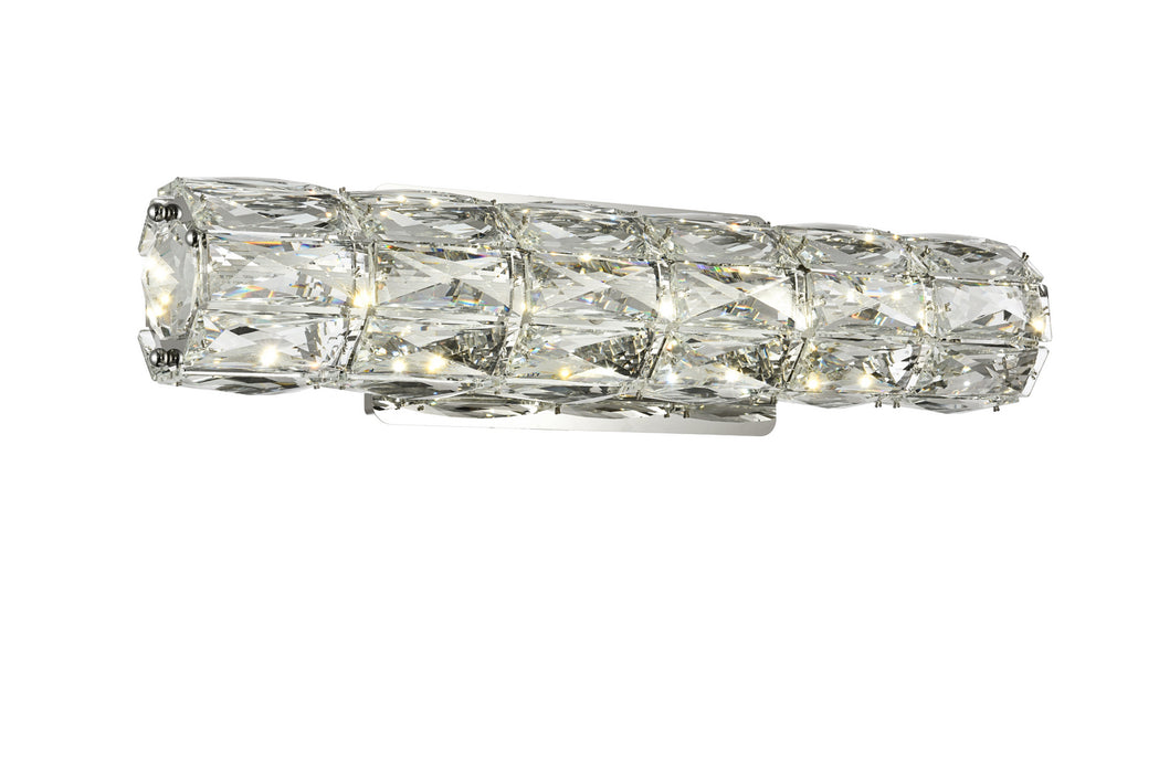 Elegant Lighting 3501W18C LED Bath Sconce, Chrome