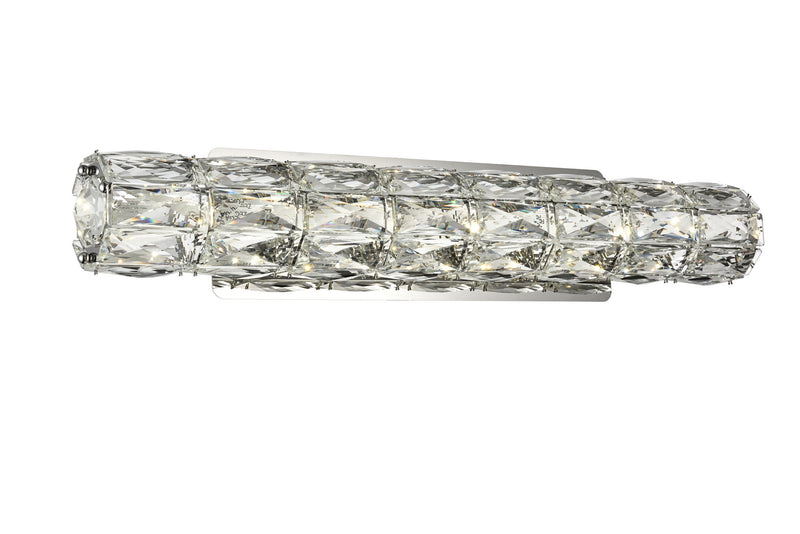 Elegant Lighting 3501W24C LED Bath Sconce, Chrome