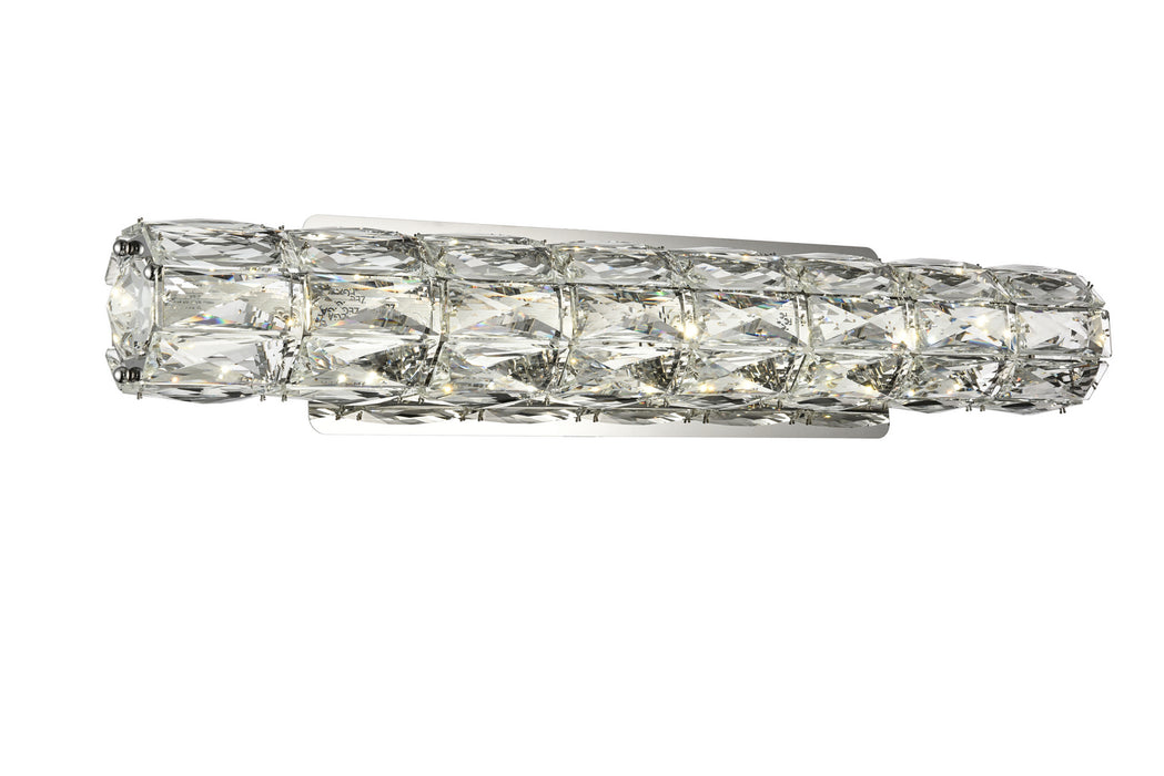 Elegant Lighting 3501W24C LED Bath Sconce, Chrome