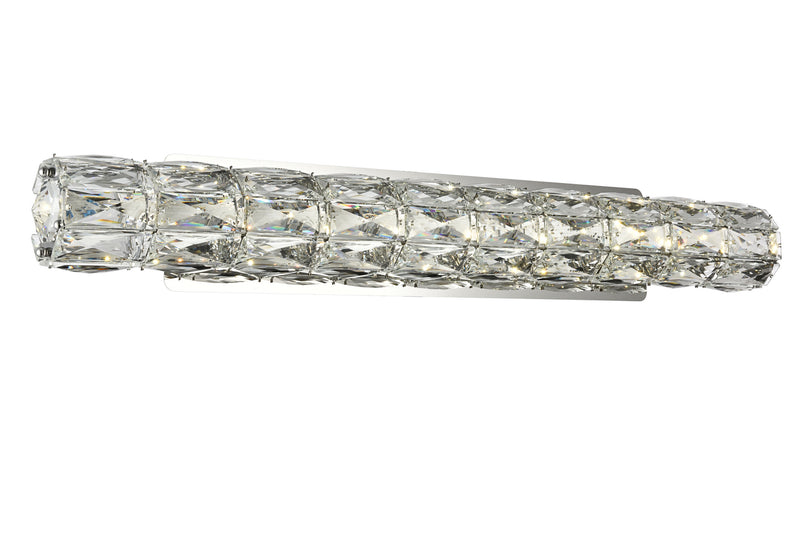 Elegant Lighting 3501W30C LED Bath Sconce, Chrome