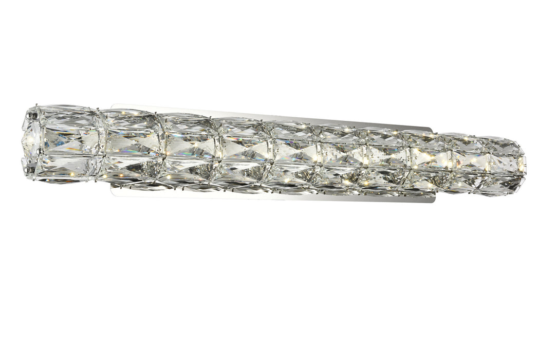 Elegant Lighting 3501W30C LED Bath Sconce, Chrome