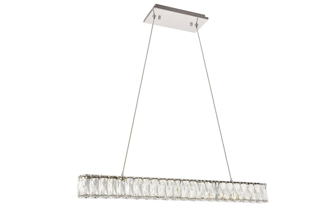 Elegant Lighting 3502D31C LED Chandelier, Chrome