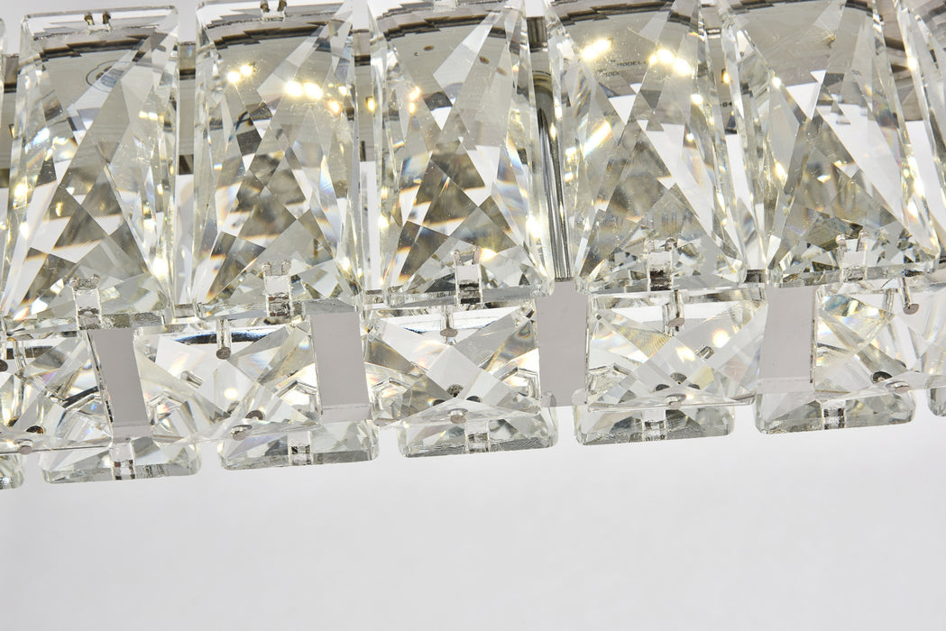 Elegant Lighting 3502D31C LED Chandelier, Chrome