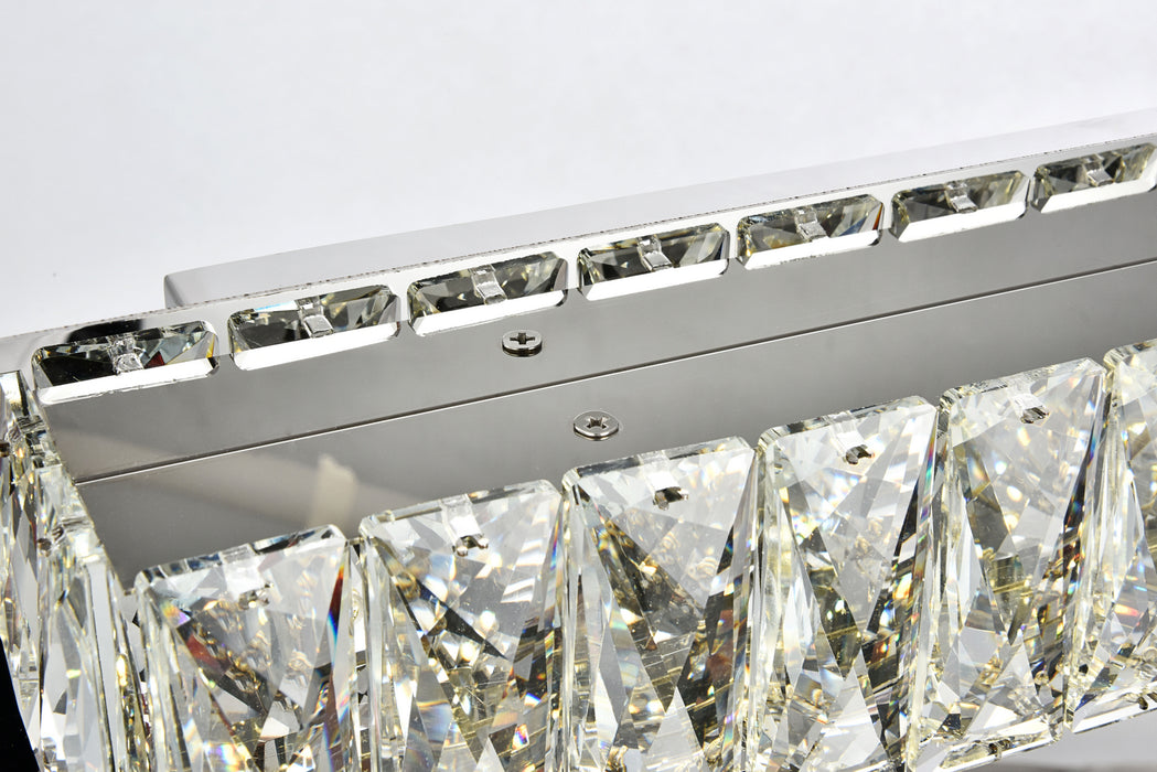 Elegant Lighting 3502W32C LED Bath Sconce, Chrome