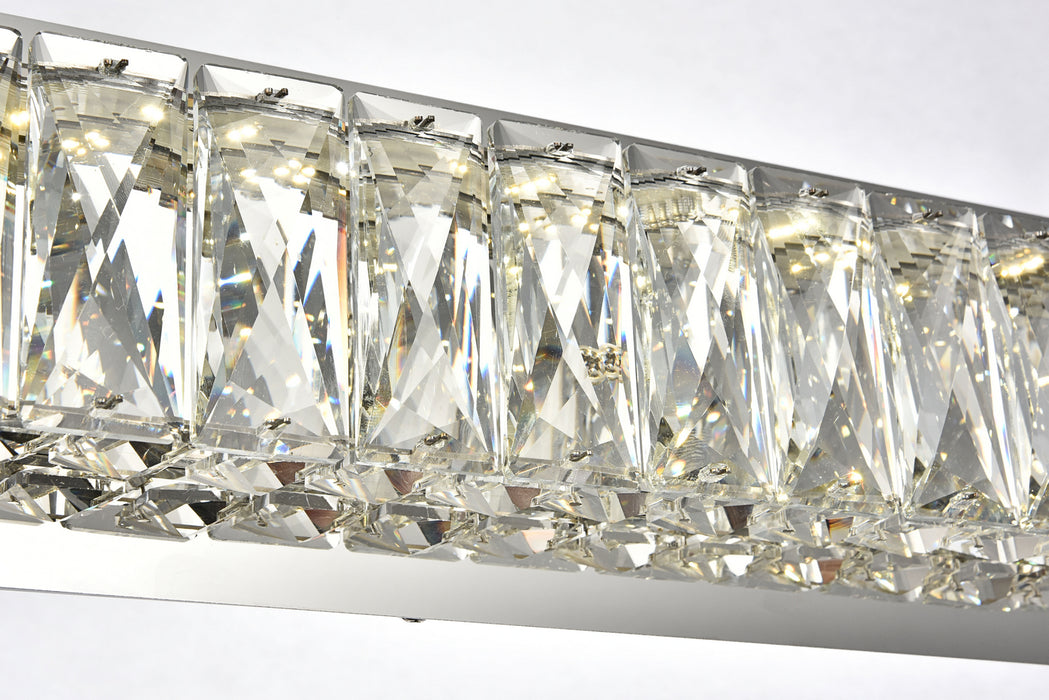 Elegant Lighting 3502W32C LED Bath Sconce, Chrome