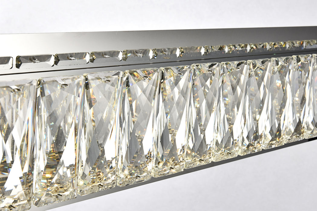 Elegant Lighting 3502W35C LED Bath Sconce, Chrome