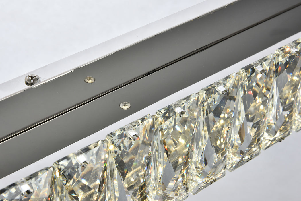 Elegant Lighting 3502W35C LED Bath Sconce, Chrome
