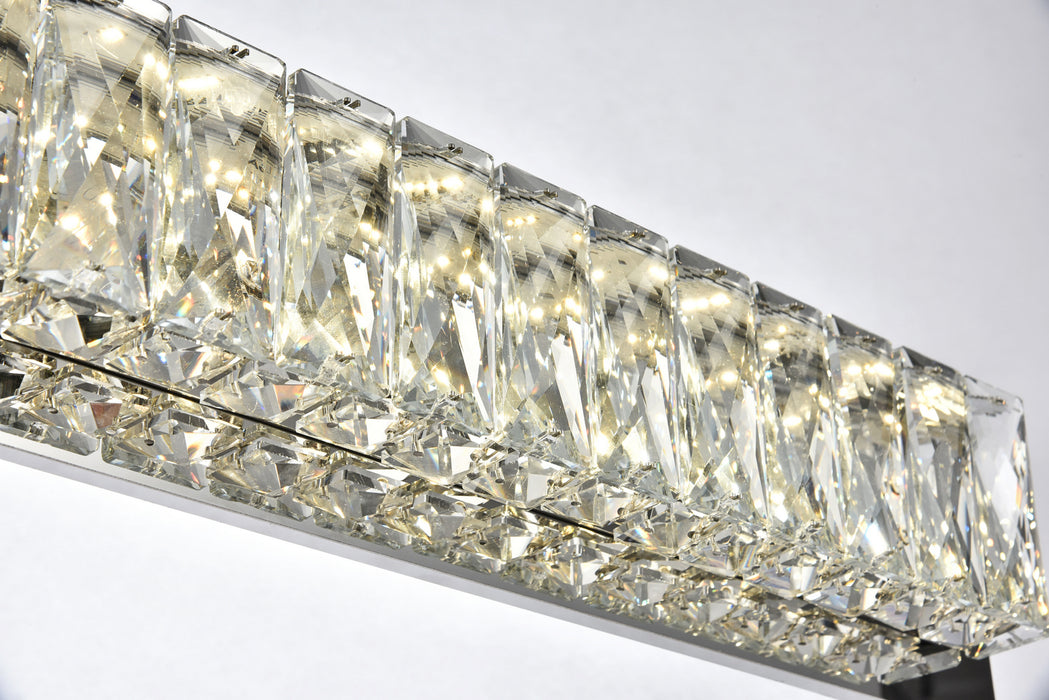 Elegant Lighting 3502W35C LED Bath Sconce, Chrome
