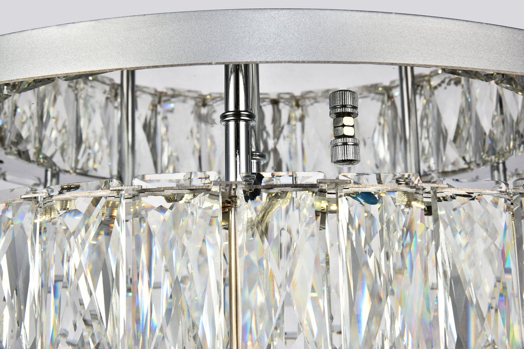 Elegant Lighting 3503F18L2C LED Flush Mount, Chrome