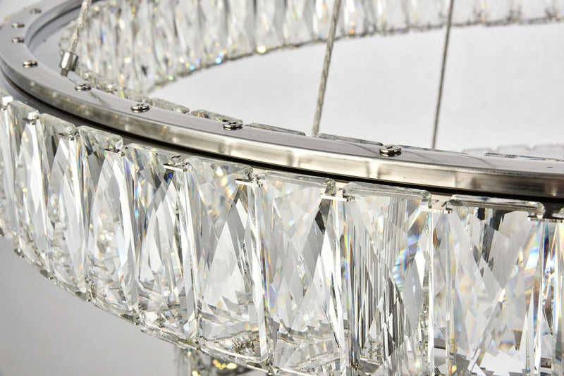 Elegant Lighting 3503G32C LED Chandelier, Chrome