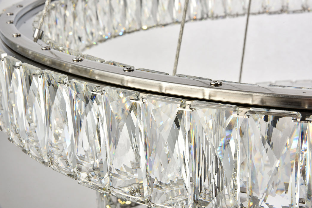Elegant Lighting 3503G32C LED Chandelier, Chrome