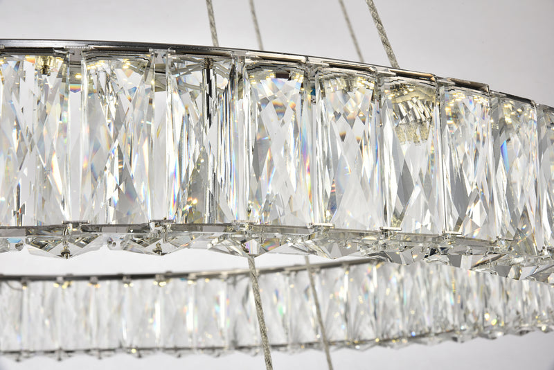 Elegant Lighting 3503G32C LED Chandelier, Chrome