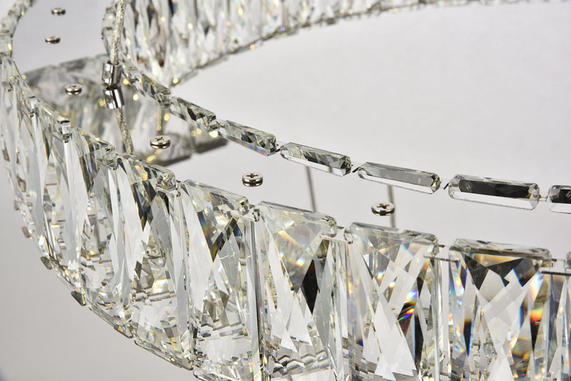 Elegant Lighting 3503G32C LED Chandelier, Chrome