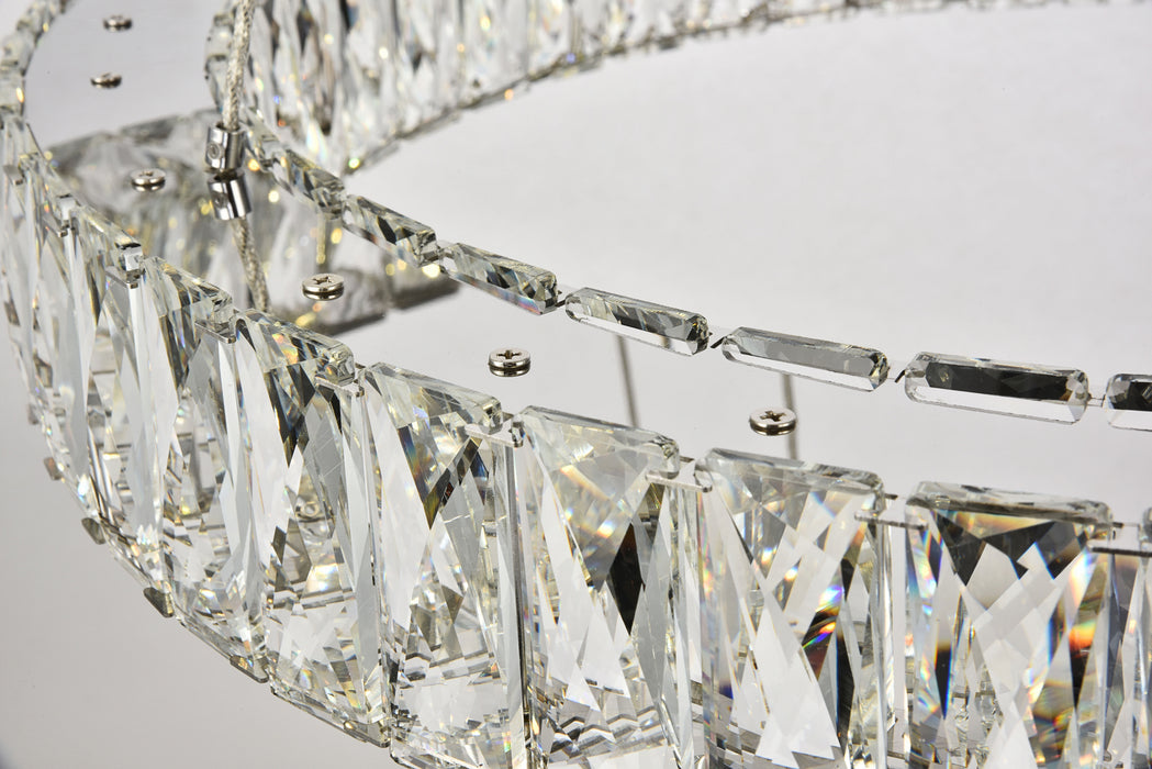 Elegant Lighting 3503G32C LED Chandelier, Chrome