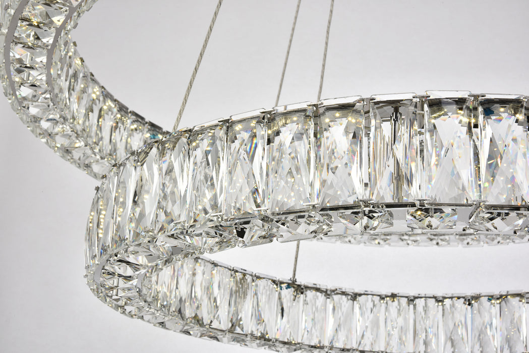 Elegant Lighting 3503G32C LED Chandelier, Chrome