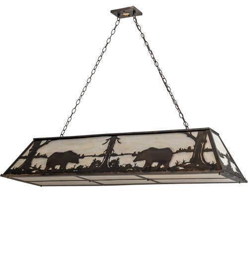 Meyda Tiffany 188622 Nine Light Pendant, Dark Burnished Antique Copper