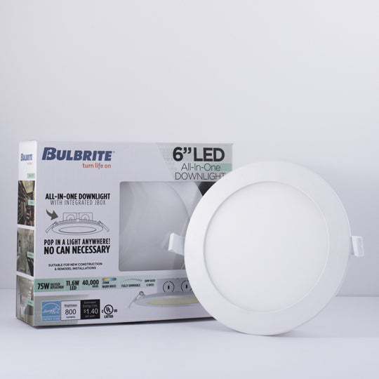 Bulbrite 773125 Recessed Downlight, White