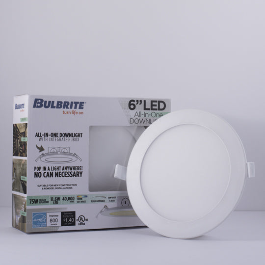 Bulbrite 773126 Recessed Downlight, White