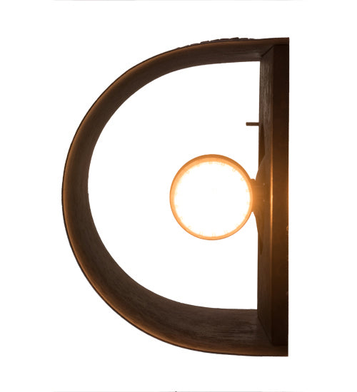 Meyda Tiffany 117277 One Light Wall Sconce, Rusty Nail