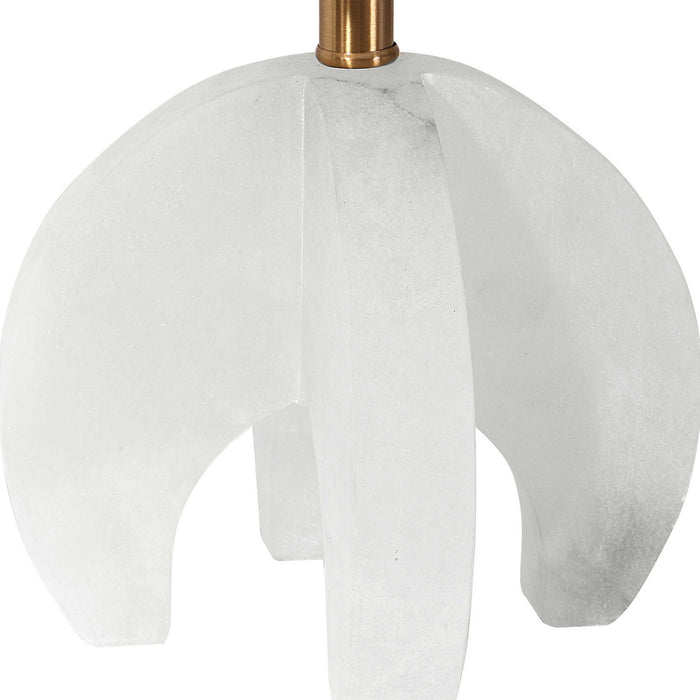 Uttermost 29633-1 One Light Buffet Lamp, Brushed Nickel