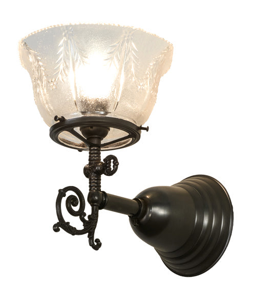 Meyda Tiffany 156228 One Light Wall Sconce, Craftsman Brown