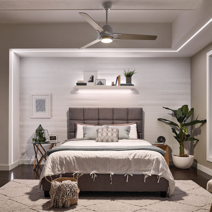 Kichler 300060PN 60" Ceiling Fan, Polished Nickel