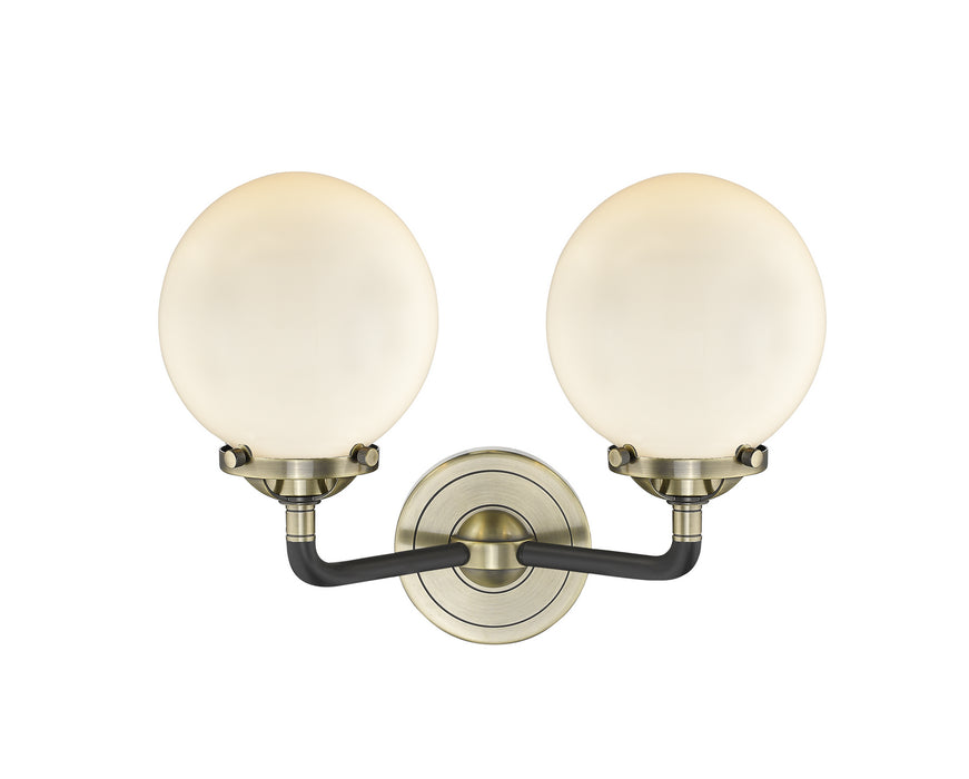 Innovations 284-2W-BAB-G201-6-LED LED Bath Vanity, Black Antique Brass
