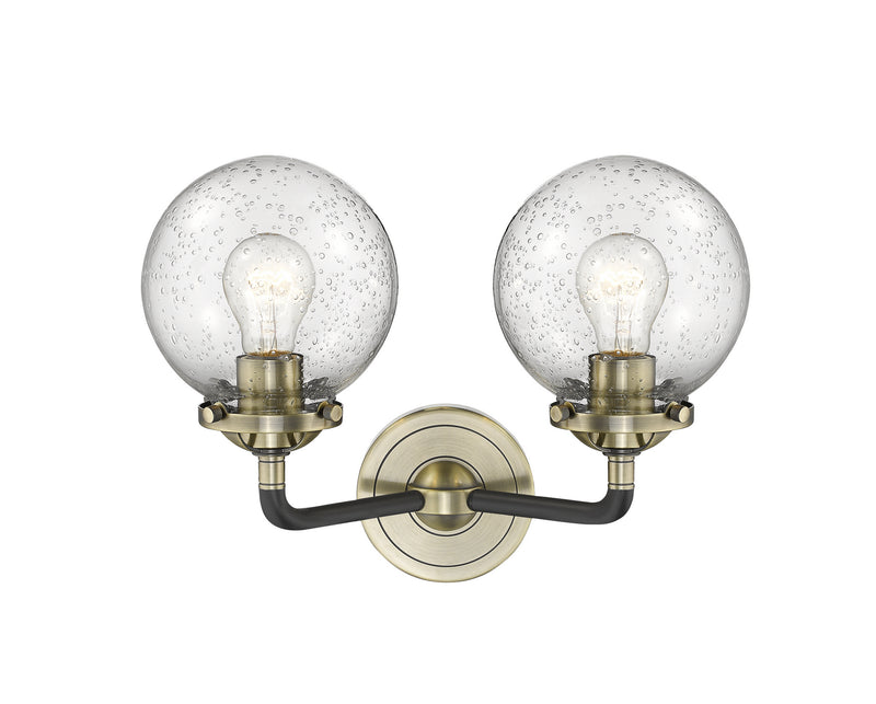 Innovations 284-2W-BAB-G204-6-LED LED Bath Vanity, Black Antique Brass