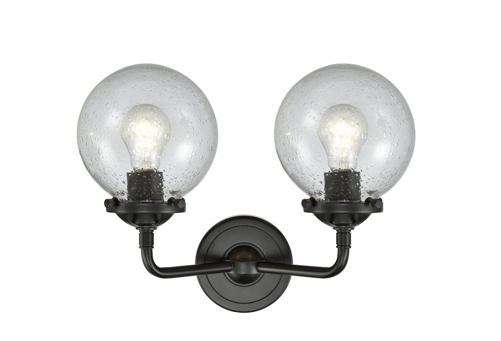 Innovations 284-2W-OB-G204-6-LED LED Bath Vanity, Oil Rubbed Bronze
