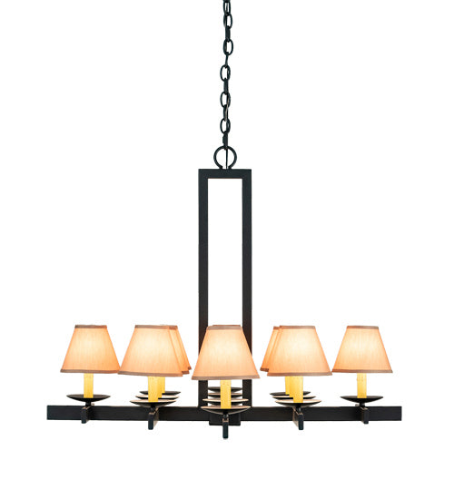 Meyda Tiffany 202912 12 Light Chandelier, Blackwash