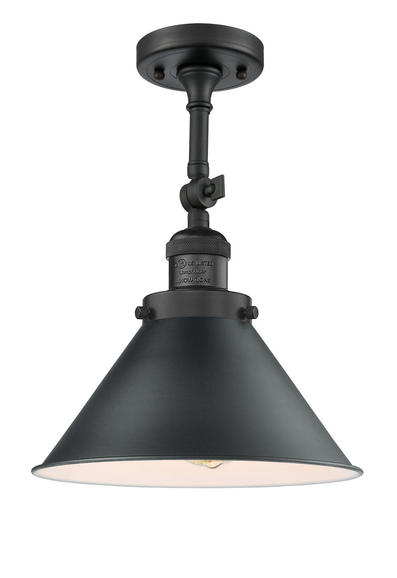 Innovations 203-BK-M10-BK One Light Wall Sconce, Matte Black
