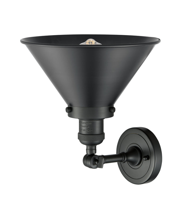 Innovations 203-BK-M10-BK-LED LED Wall Sconce, Matte Black