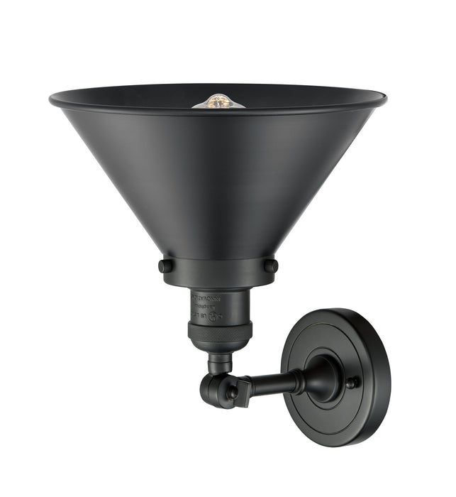 Innovations 203-BK-M10-BK-LED LED Wall Sconce, Matte Black
