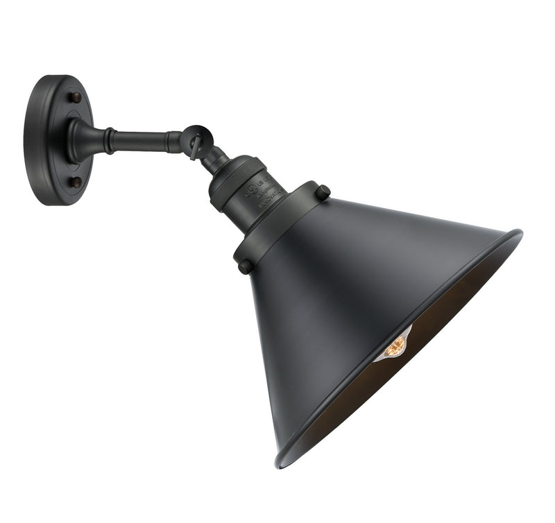 Innovations 203-BK-M10-BK-LED LED Wall Sconce, Matte Black