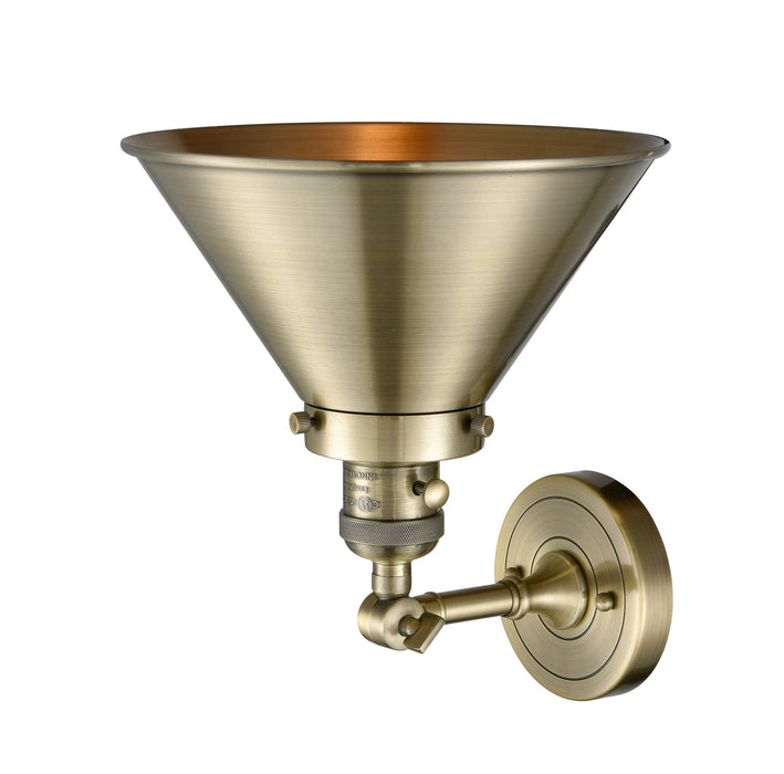 Innovations 203SW-AB-M10-AB One Light Wall Sconce, Antique Brass