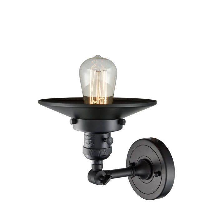 Innovations 203SW-BK-M6 One Light Wall Sconce, Matte Black