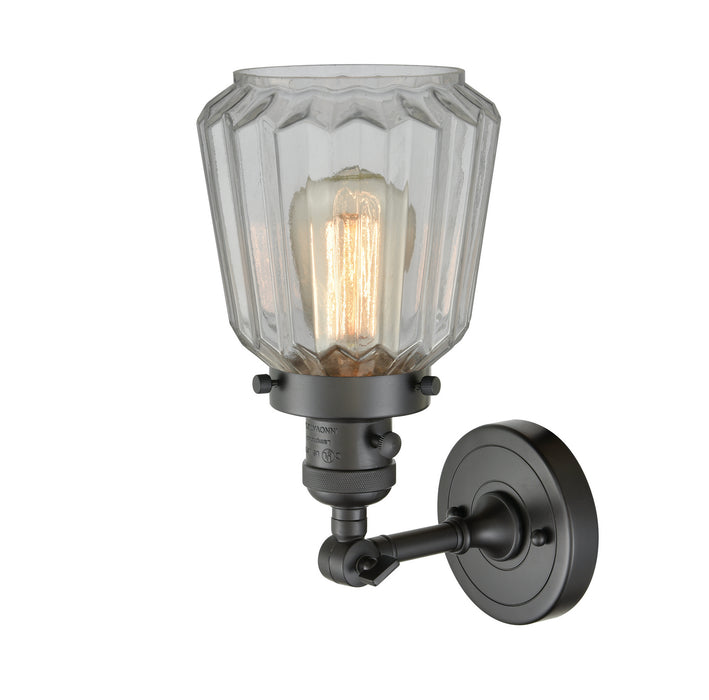 Innovations 203SW-OB-G142 One Light Wall Sconce, Oil Rubbed Bronze
