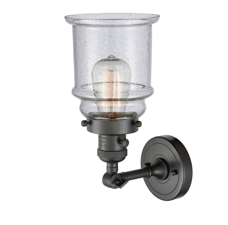 Innovations 203SW-OB-G184 One Light Wall Sconce, Oil Rubbed Bronze