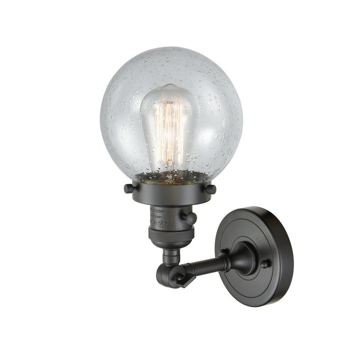 Innovations 203SW-OB-G204-6 One Light Wall Sconce, Oil Rubbed Bronze