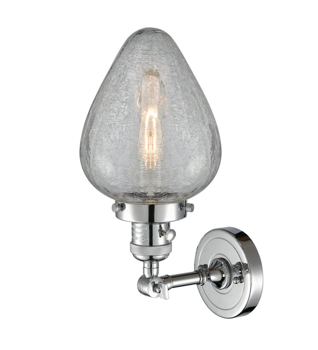Innovations 203SW-PC-G165 One Light Wall Sconce, Polished Chrome