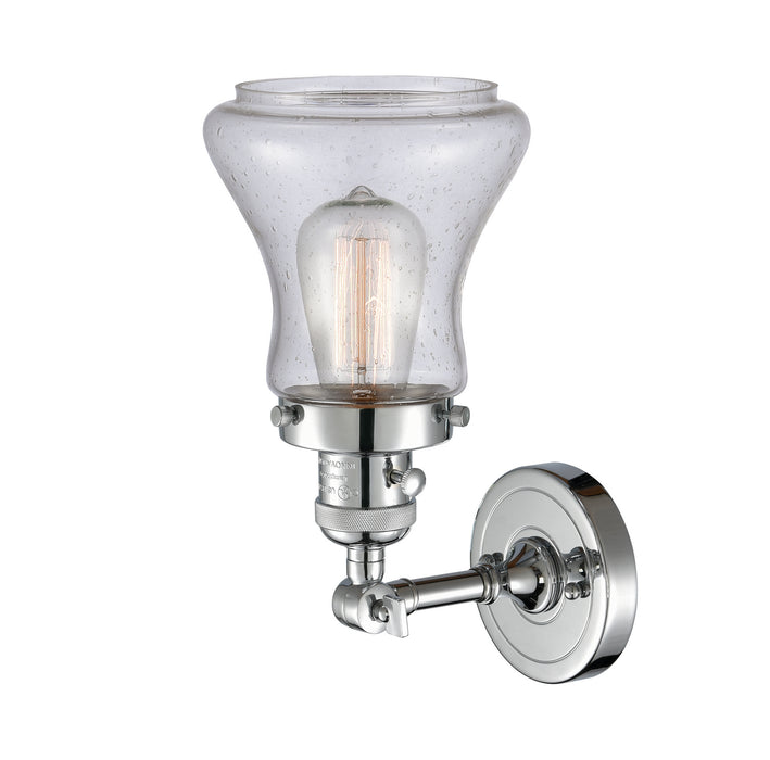 Innovations 203SW-PC-G194 One Light Wall Sconce, Polished Chrome