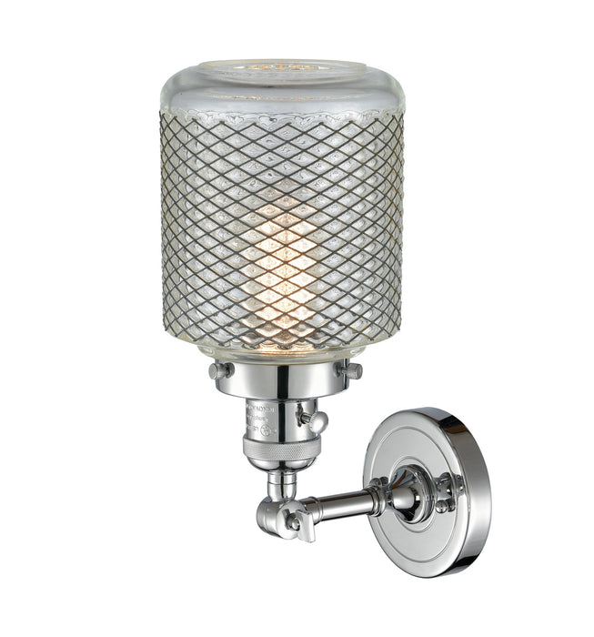 Innovations 203SW-PC-G262 One Light Wall Sconce, Polished Chrome
