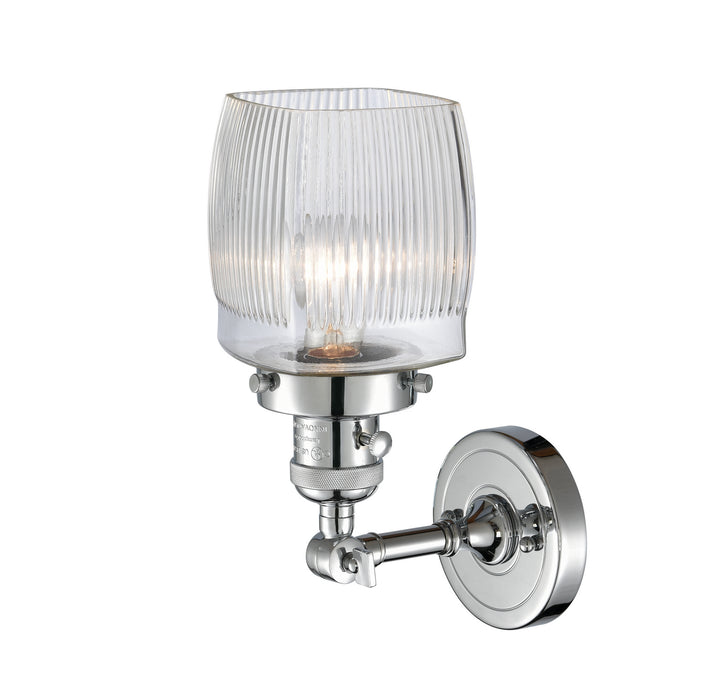 Innovations 203SW-PC-G302 One Light Wall Sconce, Polished Chrome
