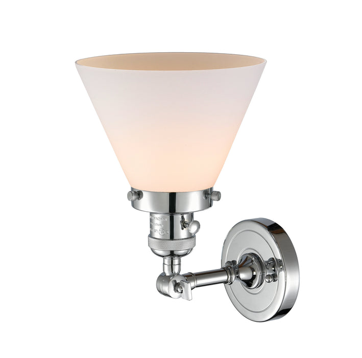 Innovations 203SW-PC-G41 One Light Wall Sconce, Polished Chrome