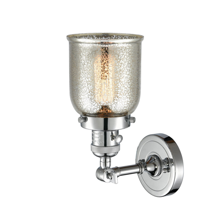 Innovations 203SW-PC-G58 One Light Wall Sconce, Polished Chrome