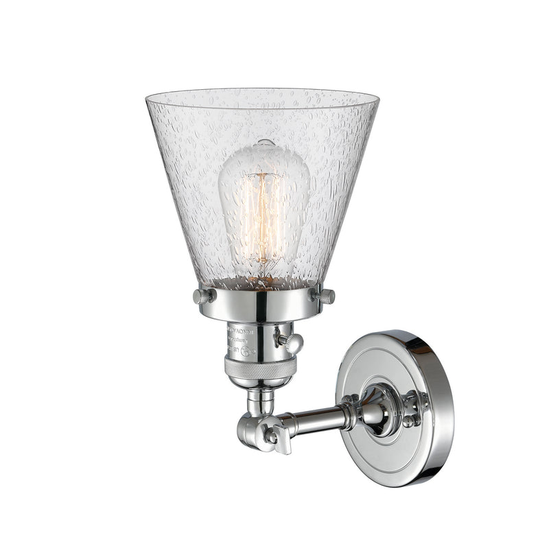 Innovations 203SW-PC-G64 One Light Wall Sconce, Polished Chrome