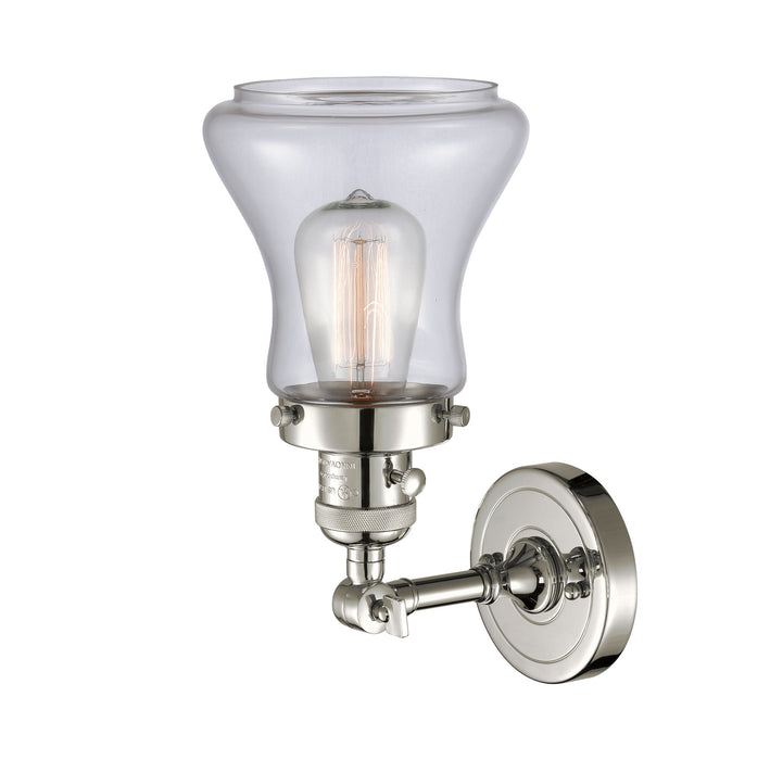 Innovations 203SW-PN-G192 One Light Wall Sconce, Polished Nickel