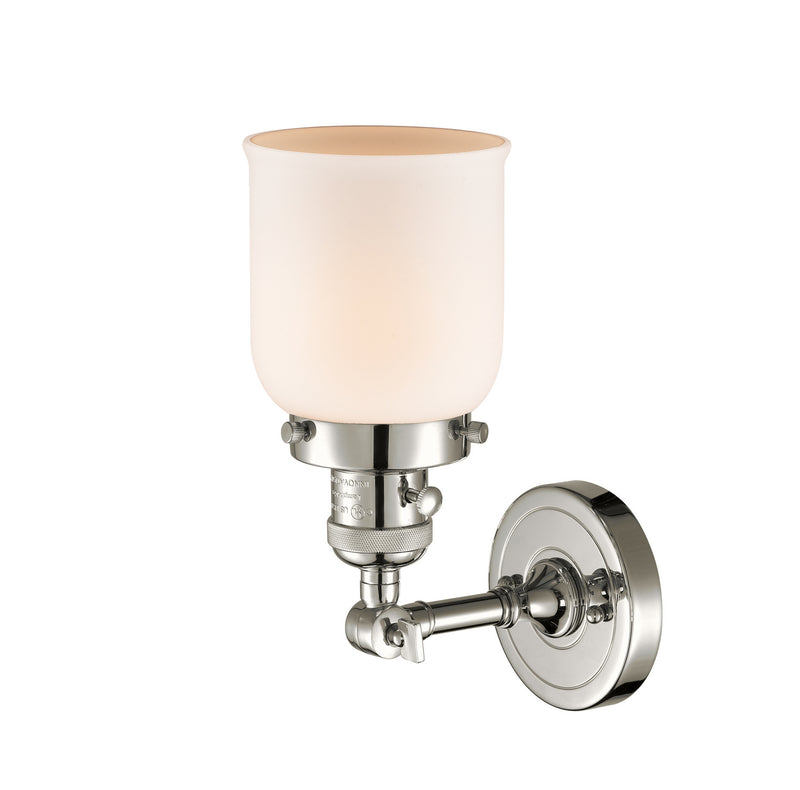 Innovations 203SW-PN-G51 One Light Wall Sconce, Polished Nickel
