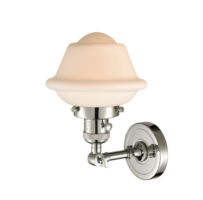 Innovations 203SW-PN-G531 One Light Wall Sconce, Polished Nickel